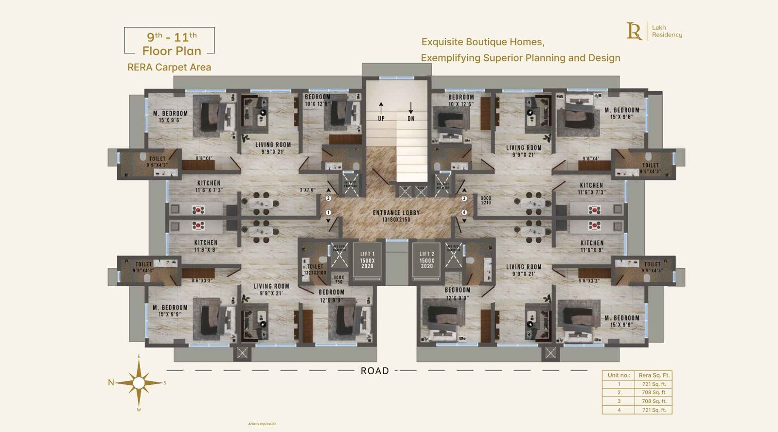Lekh-Residency-9th-11th-floor-plan
